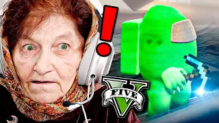 BABUSHKA reacts to GTA 5 AMONG US! (GTA 5 Mods)