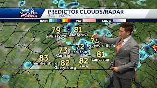 Hit or miss showers, storms on tap Sunday