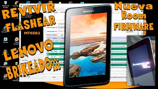 Revive or Flashing Lenovo Brikeado Tab A7-30 A3300-GV | New Room | New Firmware |