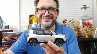 Miniatura do Jeep Renegade na Escala 1:24
