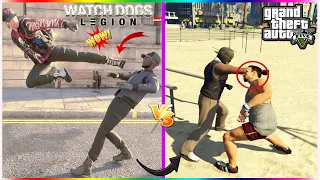 Watch Dogs Legion vs Gta 5 - Which is best ? | Ultimate Face - Off🔥