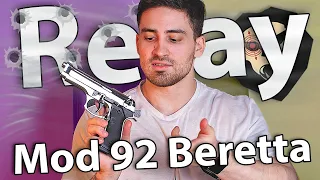 Охолощенный пистолет Retay Mod 92 Beretta (Никель) видео обзор