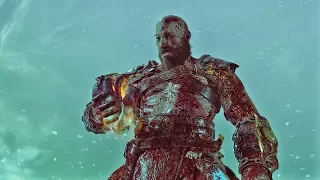 God of War 4 - Kratos Kills The Bridge Keeper and Takes His Heart