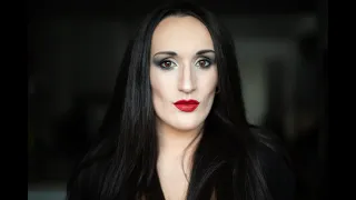 Morticia Addams Halloween Makeup