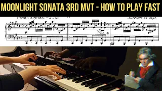 Moonlight Sonata 3rd Movement Speed & Technique Tutorial (Beethoven Sonata Op. 27/2)