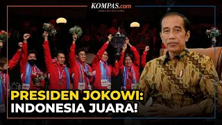 Tegang dan Gembira Saksikan Piala Thomas, Jokowi: Penantian 19 Tahun