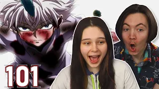 KILLUA X AND X DARTS | Hunter X Hunter Ep. 101 REACTION & REVIEW!!