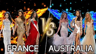 FRANCE v/s. AUSTRALIA | MISS UNIVERSE (2010 - 2019) | BEAUTY DECADE