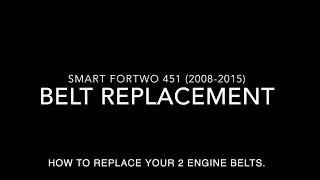 Smart Fortwo 451 - Engine Belts