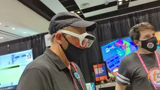 Tilt 5 AR Headset at AWE 2021