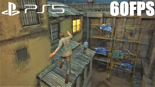 Uncharted 4 Remastered PS5 Prison Break Scene in 60FPS