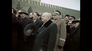 Soviet Anthem | Funeral of Joseph Stalin [1953] | High Quality