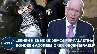 POLIZEI: "Sind mit Pro-Palästina Demos überfordert!" Berliner Uni-Präsidentin teilt Israel-Hass-Post