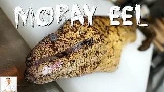 MORAY EEL, Clean and Cook | Amazing Knife Skills