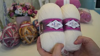 Моя новая пряжа / Классная Alize Superwash / Не стала выкупать посылку с носочной пряжей