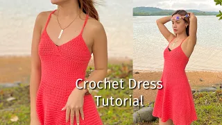 Easy Crochet Dress | Crochet Tutorial | CJ Crochet