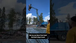 HÄÄRIJÄ destroys KÄÄRIJÄ'S car 😂 (ENG SUBS) #chachacha #shorts