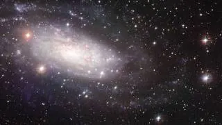 Panning Across Spiral Galaxy NGC 3621 [720p]