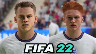 FIFA 22 | ALL ENGLAND U-21 PLAYERS WITH REAL FACES