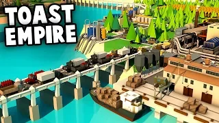 NEW Toast EMPIRE!  Building our New Kingdom! (Rise of Industry Gameplay - Modern Toast Kingdom)