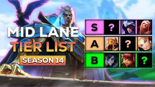 NEW SEASON NEW BROKEN ITEMS - midlane tierlist patch 14.1