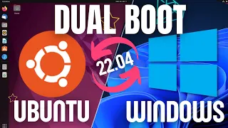 How to Dual Boot Ubuntu 22.04 LTS and Windows 10 | Step by Step Tutorial - UEFI Linux