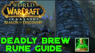 WoW Classic Season of Discovery Deadly Brew Rune Guide for Rogues | Step by step