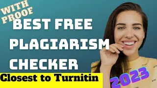 Best free Online plagiarism checker 2023 / detector research paper closest to Turnitin how to check