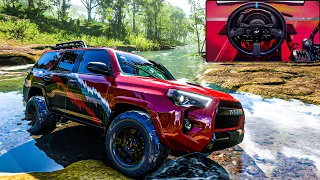 Toyota 4Runner TRD PRO OFFROAD - Forza Horizon 5 | Thrustmaster T300RS GT | Wheel + Shifter 4K |