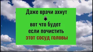 Даже врачи ахнут - вот что будет если почистить этот сосуд головы