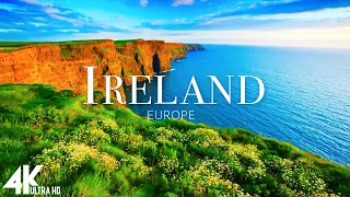 FLYING OVER IRELAND 4K UHD - Relaxing Music Along With Beautiful Nature Videos - 4K UHD TV