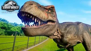 Первый ТИРАННОЗАВР - Jurassic World EVOLUTION #7