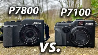 Nikon Coolpix P7800 vs P7100 comparisson test