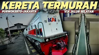 JAMINAN HEMAT ONGKOS 🤩 Sensasi Naik Kereta Subsidi Serayu Pagi Purwokerto - Jakarta via Bandung