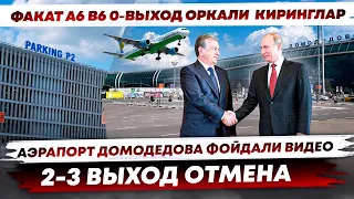 АЭРАПОРТ ДОМАДЕДОВАДА НИМА БУЛЯПТИ? ХАЁТБЕК ДОКУМЕНТ ЙУК РЕГИСТРАЦИЯ УТИБ КЕТГАН МУАММО БУЛМАЙДИМИ⁉️