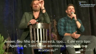 Jared e Jensen  - Tom com a Ferida Falsa (NJCon 2016)