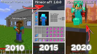 The Evolution of Minecraft COMBAT (Alpha PvP - 1.16 PvP)