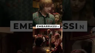 harry potter characters first kisses behind the scenes #shorts