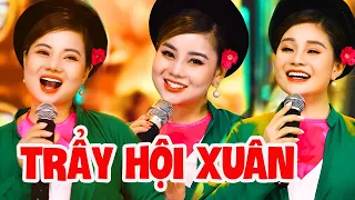 3 Chị Em Ruột hát TRẨY HỘI XUÂN - Hương Ly Sao Mai, Hồng Lụa, Hồng Nhung | Nhạc Xuân 2024