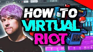 HOW TO MAKE VIRTUAL RIOT STYLE - FL STUDIO TUTORIAL (+FLP/ALS)