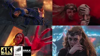 Scarlet Witch (Wanda) all Fight and Power Scene (part-2) | Doctor Strange 2,  IMAX,  4K, HD Clips