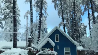 Crestline ca snow November 29th part 1