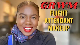 Get Ready With Me | Cabin Crew Makeup | Flight Attendant Life