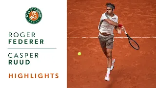 Roger Federer vs Casper Ruud - Round 3 Highlights | Roland-Garros 2019