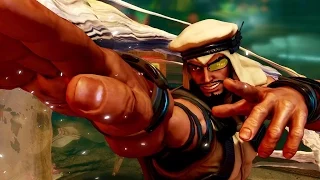 Street Fighter 5 Rashid Gameplay Trailer PS4 - [4K]