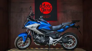 Визуальный осмотр мотоцикла Honda NC750X пробег 10618км