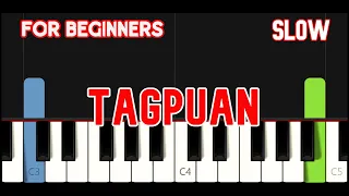 TAGPUAN [ HD ] - MOIRA DELA TORRE | EASY PIANO