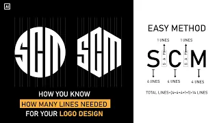 The Process How To You Know How Many Lines Needed For Your Logo Design