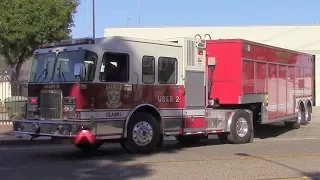 Anaheim Fire & Rescue USAR 2, Truck 2, & Engine 2 Responding