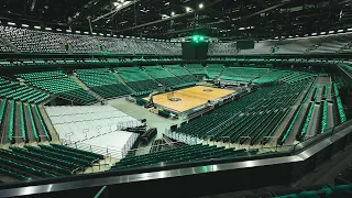 „Žalgirio“ arena nusidažė žaliai-baltai!